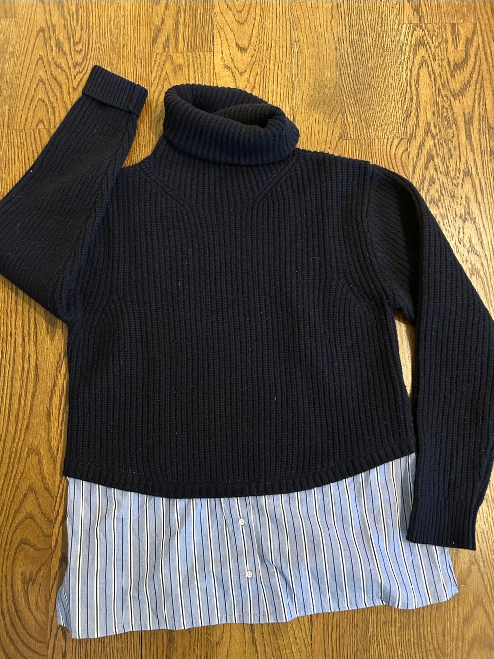 Sandro Paris Navy wool sweater